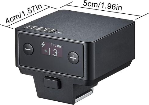 فلاش كاميرا Godox iT20F Mini مع قياس تلقائي TTL iT20F Fuji TTL Flash 1.5s إعادة تدوير 700 ومضة بطارية ليثيوم مدمجة مع مرشحات ناشرة مغناطيسية متوافقة مع كاميرات Fuji باللون الأسود in Saudi Arabia