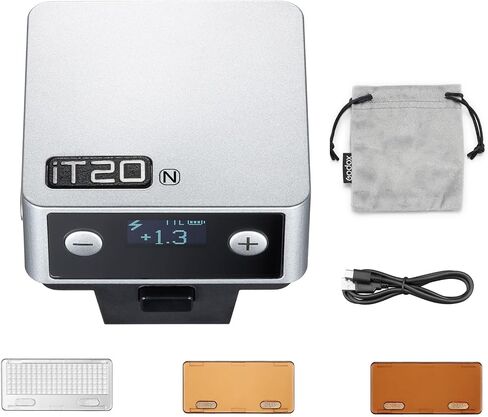 GODOX iT20N Mini Camera Flash iT20 لنيكون مع قياس TTL التلقائي 1.5 ثانية إعادة التدوير 700 ومضة بطارية ليثيوم مدمجة مع مرشحات ناشرة مغناطيسية متوافقة مع كاميرا نيكون بدون مرآة، فضي in Saudi Arabia