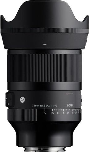 حزمة عدسة سيجما 35 ملم f/1.2 DG II Art Sony E (370965). العدسة المثالية للصور الاحترافية، وحفلات الزفاف، والمغامرات الداخلية والخارجية، والحياة البرية، والسفر، والسارفاري، واستخدام التصوير الفوتوغرافي + الملحقات in Kuwait
