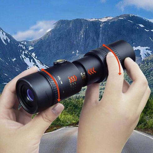 Monocular Telescope, 4K 10-300 x 40 mm Super Telephoto Zoom Monocular Telescope, HD Telescope with Phone Holder and Tripod for Adult Bird Watching Outdoor Travel Sightseeing in Saudi Arabia
