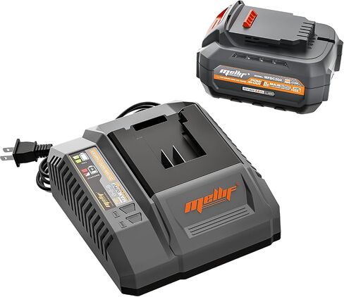 Mellif 20V 4.0 Battery & Fast Charger Kit, Compatible with DeWalt Power Tools, 10C / 40Amps, Replacement Li-Ion Battery with Smart Charging, Extreme Weather & Shock Resistant (Gray for Dewalt) in Saudi Arabia