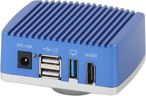 مجهر رقمي 4K HDMI 8MP 1080P 60FPS كاميرا مجهرية إلكترونية صناعية لحام إصلاح الهاتف (مع ضوء عدسة 300X) in Kuwait