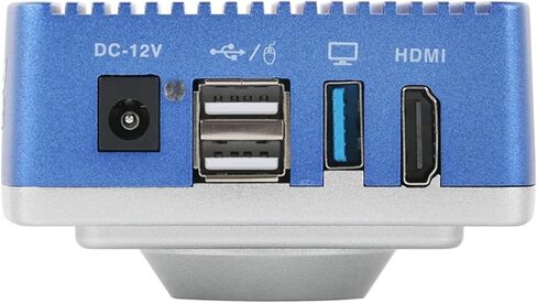 مجهر رقمي 4K HDMI 8MP 1080P 60FPS كاميرا مجهرية إلكترونية صناعية لحام إصلاح الهاتف (مع ضوء عدسة 300X) in Kuwait