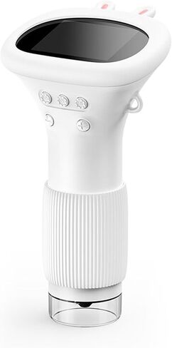 مجهر محمول باليد، تكبير 1000X في الوقت الحقيقي، مجهر محمول للتصوير عالي الدقة مع 8 مصابيح LED وشاشة 2 بوصة (أبيض) in Kuwait