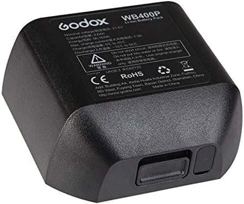 بطارية بديلة Godox AD400Pro WB400P متوافقة مع AD400 Pro Studio Flash Strobe مع DC 21.6V 2600mAh 56.16Wh ملحقات صور الليثيوم عالية الأداء in Saudi Arabia