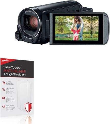 واقي شاشة BoxWave متوافق مع Canon Vixia HF-R82 - ClearTouch مضاد للوهج ToughShield 9H (عبوتان)، واقي شاشة مرن متين مضاد للتوهج 9H in Kuwait