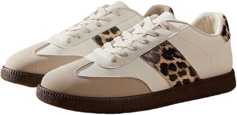 Women's Fashion Sneakers Comfortable Walking Shoes Casual Lace-Up Non Slip Sneaker in Kuwait