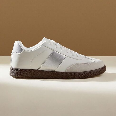 Women's Fashion Sneakers Comfortable Walking Shoes Casual Lace-Up Non Slip Sneaker in Kuwait