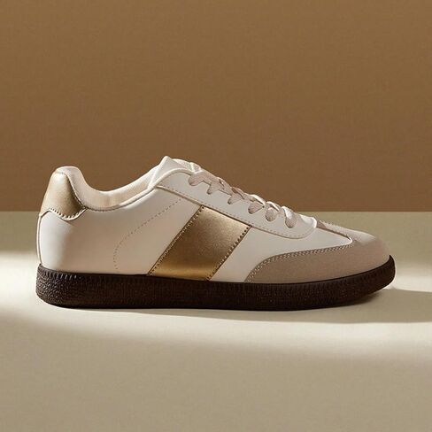 Women's Fashion Sneakers Comfortable Walking Shoes Casual Lace-Up Non Slip Sneaker in Kuwait