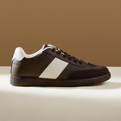Women's Fashion Sneakers Comfortable Walking Shoes Casual Lace-Up Non Slip Sneaker in Kuwait