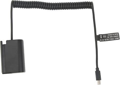 aqxreight DMW DCC17 DC Coupler Type C to DMW BLK22 Dummy Battery Power Adapter Supports QC PD for S5 DCS5 DCS5K GH5M2 GH6 Digital Camera in Saudi Arabia