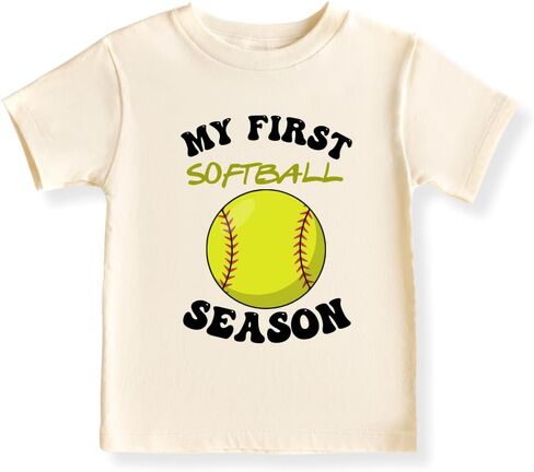My First Softball Season Baby bodysuit, Kids & Toddler T-Shirt - Softball Tshirt Sport Outfit Softball Fan in Saudi Arabia