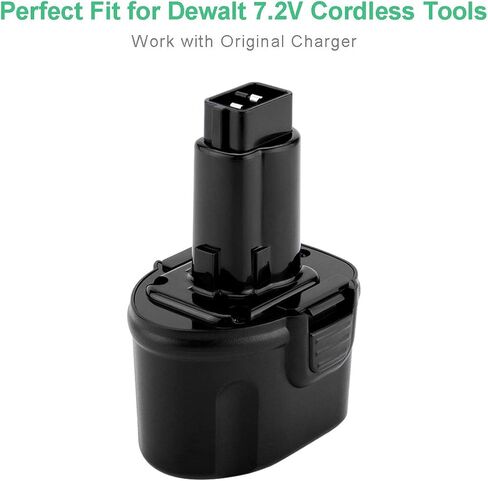 بطارية Shentec 3000 مللي أمبير 7.2 فولت متوافقة مع ديوالت DW9057 DE9057 DE9085 DW920K DW920K2 DW925K DW925K2 DW968K، بطارية Ni-MH 7.2 فولت in Saudi Arabia