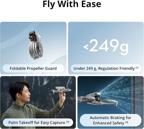 مجموعة طائرة DJI Flip Drone Fly More مع وحدة تحكم عن بعد RC 2، 3 بطاريات لوقت طيران 93 دقيقة + حقيبة ظهر + بطاقة SD + وسادة هبوط، قارئ بطاقات in Kuwait