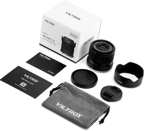 25mm f/1.7 APS-C Prime Lens for Sony E-Mount - Fast Autofocus Large Aperture Lens Compatible with Sony a6600, a6700, ZV-E10, A7C, A7II, A7III, A7RII/III/IV/V, A7SIII, FX30, FX3, A9, ZV-E1, A7CR in Saudi Arabia