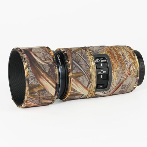 معطف مقاوم للماء مموه لعدسة CHASING BIRDS لـ Olympus 90mm F3.5 Macro هو غطاء واقي للعدسة مقاوم للمطر الإصدار IV (الغابات، مع 2.0X TC (MC-20)) in Kuwait