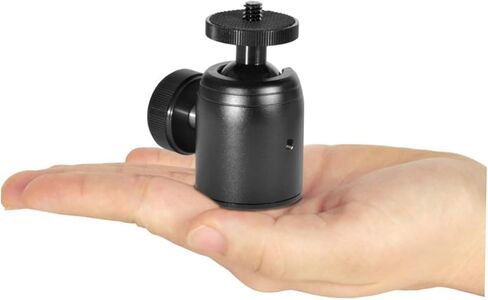 2pcs Metal Camera Tripod Ball Head Mount with Screw Rotating Swivel Ball Head for DSLR Projector Stand Compact and Versatile Photography Accessory in Saudi Arabia
