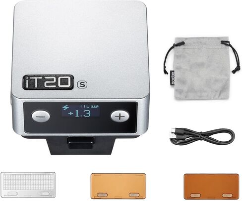 GODOX iT20S Mini Camera Flash iT20 لسوني مع قياس TTL التلقائي 1.5 ثانية إعادة التدوير 700 ومضة بطارية ليثيوم مدمجة مع مرشحات ناشرة مغناطيسية متوافقة مع كاميرا سوني بدون مرآة، فضي in Saudi Arabia