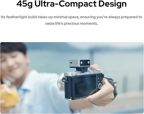 GODOX iT20S Mini Camera Flash iT20 لسوني مع قياس TTL التلقائي 1.5 ثانية إعادة التدوير 700 ومضة بطارية ليثيوم مدمجة مع مرشحات ناشرة مغناطيسية متوافقة مع كاميرا سوني بدون مرآة، فضي in Saudi Arabia