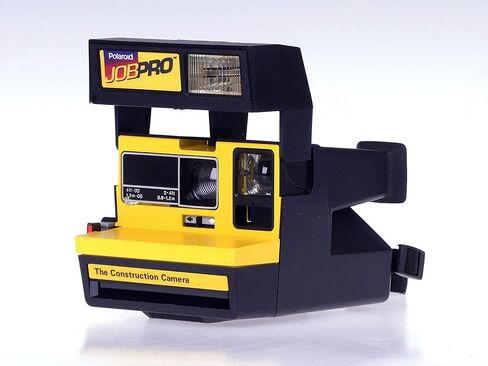كاميرا Polaroid JobPro 600 للأفلام الفورية - إصدار أصفر متين - كاميرا قديمة من النوع 600 (متجددة) in Kuwait