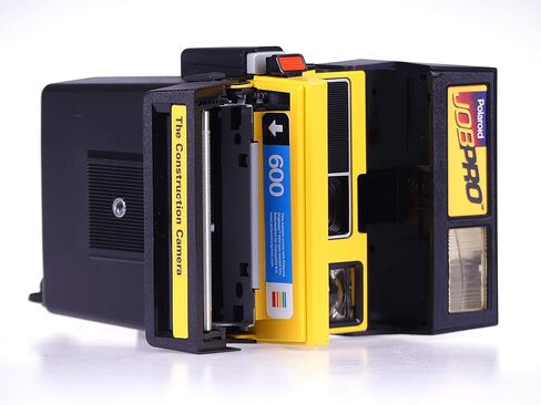 كاميرا Polaroid JobPro 600 للأفلام الفورية - إصدار أصفر متين - كاميرا قديمة من النوع 600 (متجددة) in Kuwait
