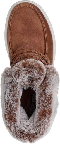 Skechers womens Hands Free Slip-ins Skip Cute Wave - Fur Fancies in Saudi Arabia