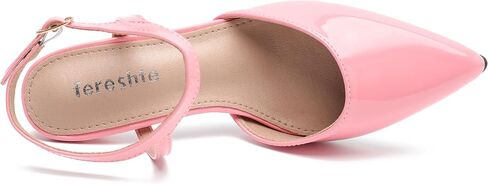 fereshte Women's Pointed Toe Ankle Strap Heels, Kitten Heel Pumps, Slingback Sandals in Saudi Arabia