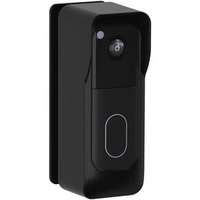 Blink Doorbell Vinyl Siding Mount for 2nd Gen (2025 Model) – Angle Mount Wedge for Blink Video Doorbell (4" Standard Vinyl, Hardi Board, Aluminum), with Removal Key & Screws (Black) in Saudi Arabia