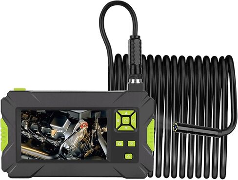 Endoscope Industrial Endoscope Camera 8 mm Waterproof Drain Snake Camera, 1080P HD 4.3" Digital Borescope Inspection Camera with Light, for Pipeline Repair,House Repair in Saudi Arabia
