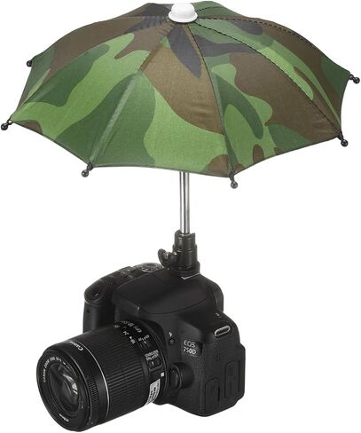 PATIKIL Camera Umbrella, 10.6 Inch Sunshade Camera Hot Shoe Umbrella Protector Waterproof Rain Cover Protector for Nikon, Camouflage in Saudi Arabia