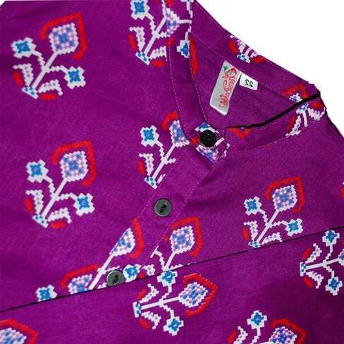 Chandrakala Kids Kurta dhoti مجموعة للبنين الهندي المطبوع العرقية المطبوعة (KK122-P) in Saudi Arabia