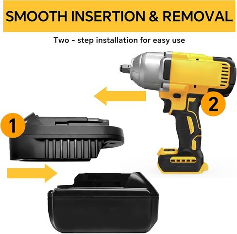 محول MT20DL لماكيتا 18 فولت إلى محول بطارية DeWalt 20 فولت DCB200، تحويل لبطارية ماكيتا 18 فولت لاستخدام أداة ديوالت 20 فولت in Kuwait