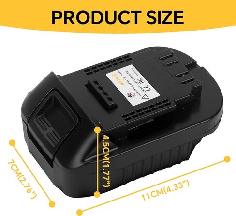 محول MT20DL لماكيتا 18 فولت إلى محول بطارية DeWalt 20 فولت DCB200، تحويل لبطارية ماكيتا 18 فولت لاستخدام أداة ديوالت 20 فولت in Kuwait