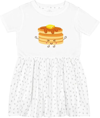 inktastic Stack of Pancakes Toddler Dress in Saudi Arabia