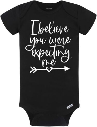 I Believe You Were Expecting Me Baby Bodysuit | Baby | Babies | Gift | humor in Saudi Arabia