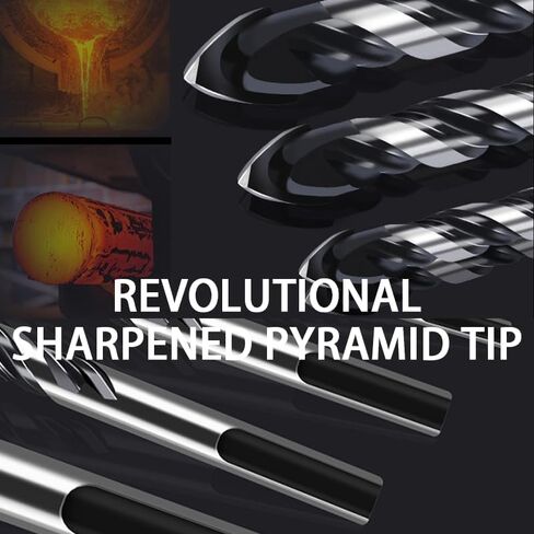 7PCS Carbide Drill Bits for Wood, Metal, and Plastic, Durable and Heat-Resistant, Ideal for DIY and Professional Use in Saudi Arabia