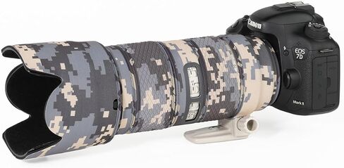 معطف مقاوم للماء لعدسة مطاردة الطيور من أجل سيجما 70-200 مم F2.8 DG OS HSM غطاء حماية للعدسة الرياضية المقاومة للمطر الإصدار IV (تمويه الورقة الخضراء) in Kuwait
