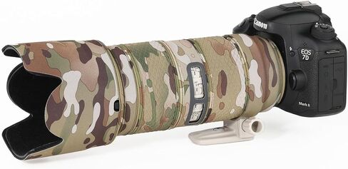 معطف مقاوم للماء لعدسة مطاردة الطيور من أجل سيجما 70-200 مم F2.8 DG OS HSM غطاء حماية للعدسة الرياضية المقاومة للمطر الإصدار IV (تمويه الورقة الخضراء) in Kuwait