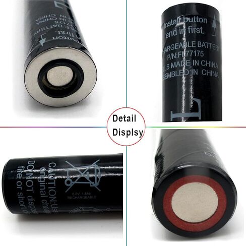 77175 بطارية OXWINOU الرقمية 6.0 فولت Ni-Cd 1800 مللي أمبير متوافقة مع Streamlight SL-20XLED SL-20XP-LED UltraStinger Superstinger SL20L SL-20LP بطارية مصباح يدوي (حزمة واحدة) in Kuwait