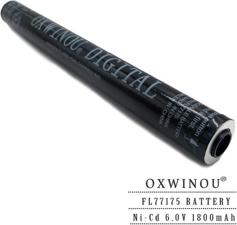 77175 بطارية OXWINOU الرقمية 6.0 فولت Ni-Cd 1800 مللي أمبير متوافقة مع Streamlight SL-20XLED SL-20XP-LED UltraStinger Superstinger SL20L SL-20LP بطارية مصباح يدوي (حزمة واحدة) in Kuwait