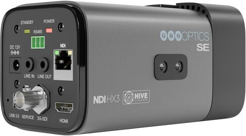 كاميرا PTZOptics Studio SE Hive-Linked PTZ مع تكبير بصري 20x - بث عالي الدقة لخدمات الكنيسة والتعليم والأحداث عبر الإنترنت - رمادي | 2X72 ترايبود | 2X كابل إيثرنت | 2 × كابل فيديو | أكثر in Kuwait