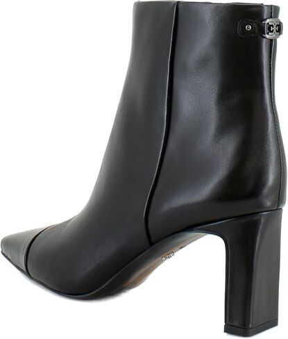 Sam Edelman Women's Saige Ankle Boot, Black Leather, 7.5 in Saudi Arabia