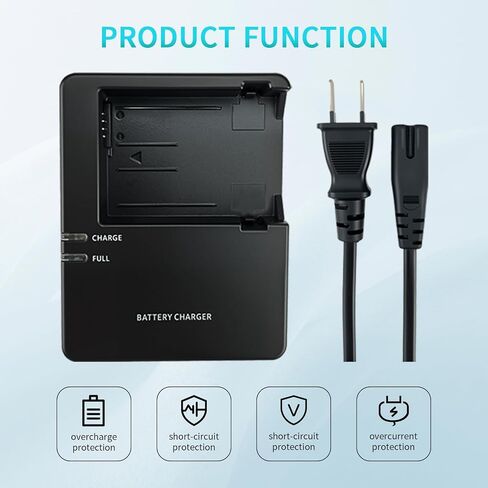 LP-E8 Charger for Canon LC-E8 Battery EOS Rebel T3i, T2i, T4i, T5i, 550D, 600D, 650D, 700D DSLR Digital Cameras Power in Saudi Arabia