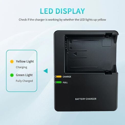 LP-E8 Charger for Canon LC-E8 Battery EOS Rebel T3i, T2i, T4i, T5i, 550D, 600D, 650D, 700D DSLR Digital Cameras Power in Saudi Arabia