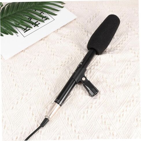 1set Portable Interview Microphone for Camera and Smartphone Outdoor Live Streaming Microphone Shock Absorption and Noise Reduction for Recording and Photography in Saudi Arabia