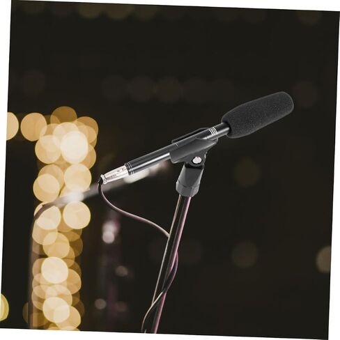 1set Portable Interview Microphone for Camera and Smartphone Outdoor Live Streaming Microphone Shock Absorption and Noise Reduction for Recording and Photography in Saudi Arabia