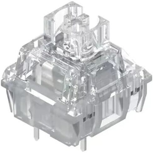 Frozen Switch V2 Mechanical Keyboard Silent Switches 3 Pins Linear 39gf RGB Transparent Custom Gaming Keyboard for Gamer(110PCS) in Saudi Arabia