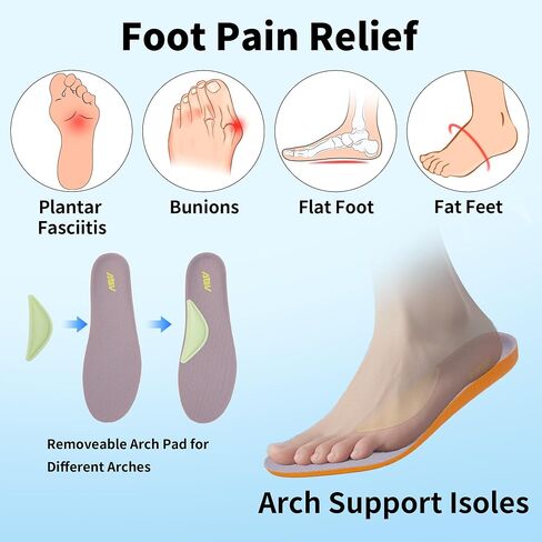 AOV Women Arch Support Walking Shoes Orthotic Sneakers for Plantar Fasciitis Foot and Heel Pain Relief Tennis Shoes in Saudi Arabia