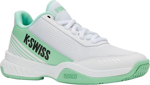 حذاء تنس Speedex 2 للسيدات من K-Swiss (أبيض/ نعناعي نيون/ أسود). in Saudi Arabia