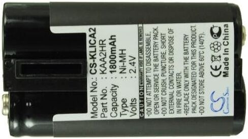 Compatible with Battery for Kodak B-9576, DMKA2, KAA2HR, EasyShare Z650, EasyShare Z650 Zoom, EasyShare Z700, EasyShare Z710, EasyShare Z740, Easyshare ZD710 Zoom (1800mAh) in Saudi Arabia